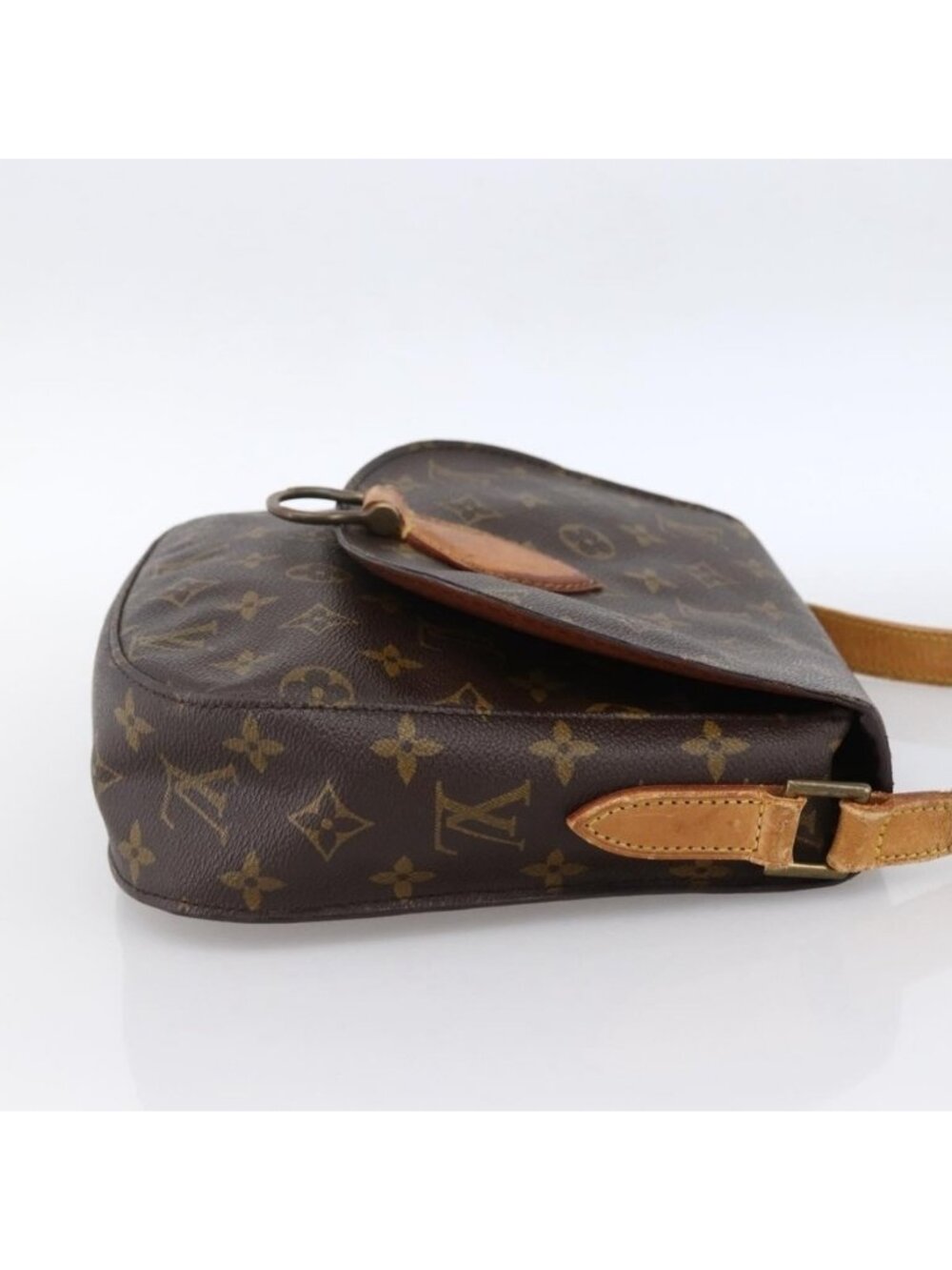 Authentic LOUIS VUITTON Monogram Saint Cloud GM Shoulder Bag M51242 LV - Picture 11 of 16